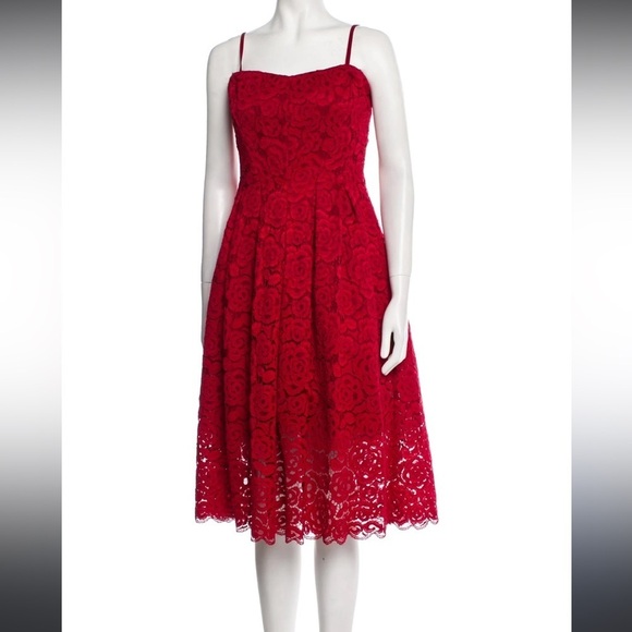 NWT Vera Wang Lacey Dress With Removable Straps Sz 8 - Picture 1 of 13